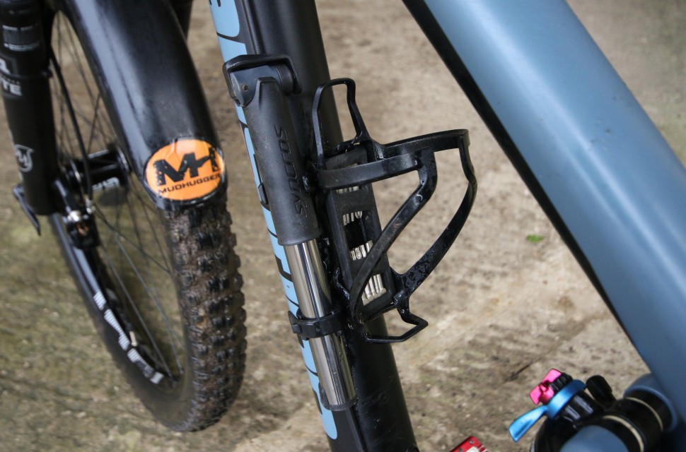 Bike pump sale water bottle mount